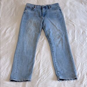 Aritzia Denim Forum Light Blue Lola High Rise Skinny Jeans Size 29